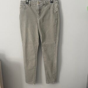 Chico's Women's Ankle Jeans in Olive